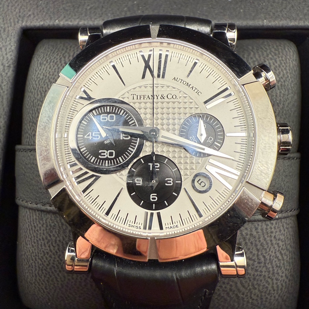 Tiffany  Co Atlas Chronograph Automatic Watch